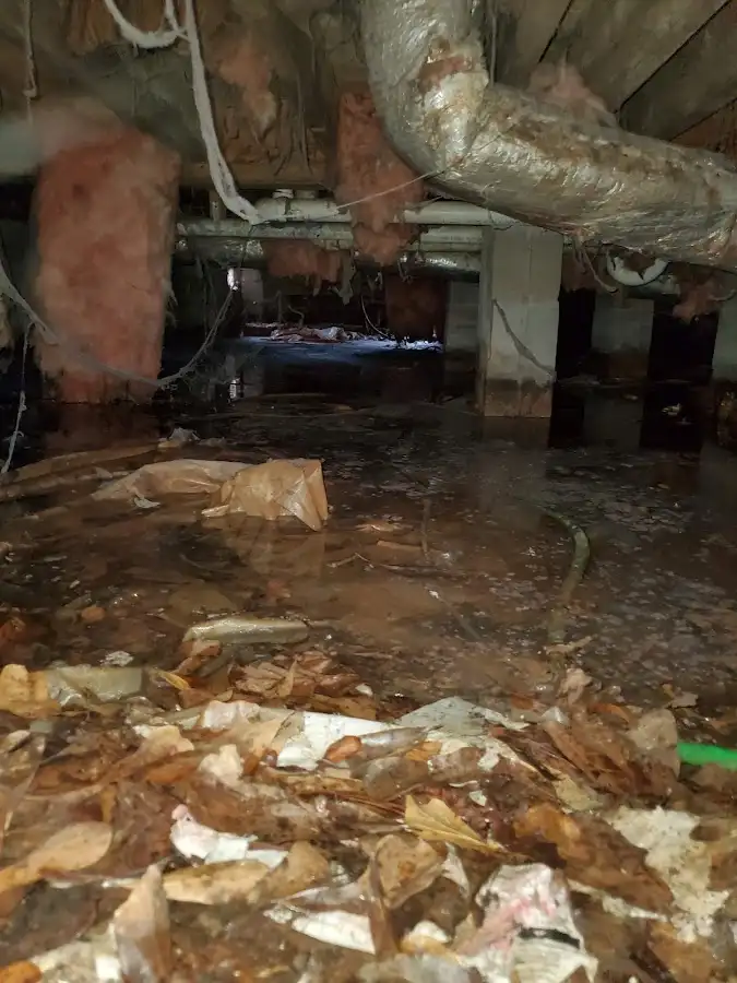 Crawl space flood assessment for Leak Detection & Repair in Hickory